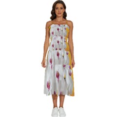 Boards Decoration Flower Flower Room Sleeveless Shoulder Straps Boho Dress by artworkshop