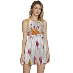 Boards Decoration Flower Flower Room Sleeveless High Waist Mini Dress by artworkshop