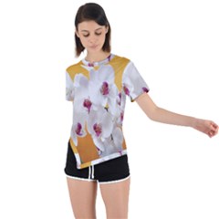 Boards Decoration Flower Flower Room Asymmetrical Short Sleeve Sports Tee by artworkshop