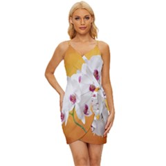 Boards Decoration Flower Flower Room Wrap Tie Front Dress by artworkshop