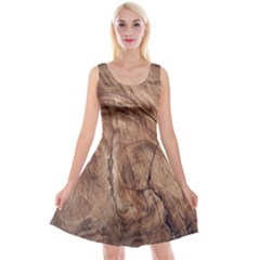 Brown Close Up Hd Wallpaper Surface Reversible Velvet Sleeveless Dress by artworkshop