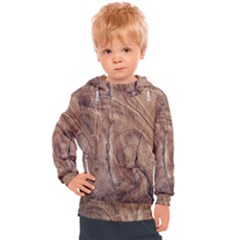 Brown Close Up Hd Wallpaper Surface Kids  Hooded Pullover by artworkshop