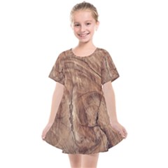 Brown Close Up Hd Wallpaper Surface Kids  Smock Dress by artworkshop