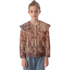 Brown Close Up Hd Wallpaper Surface Kids  Peter Pan Collar Blouse by artworkshop