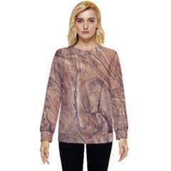 Brown Close Up Hd Wallpaper Surface Hidden Pocket Sweatshirt by artworkshop