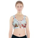 Cosmos Flower Blossom In Garden Sports Bra With Pocket View1