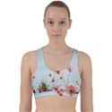 Cosmos Flower Blossom In Garden Back Weave Sports Bra View1