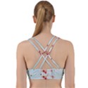 Cosmos Flower Blossom In Garden Back Weave Sports Bra View2