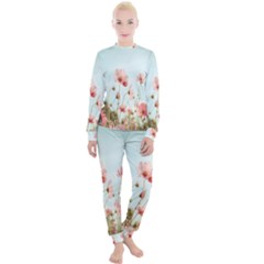 Cosmos Flower Blossom In Garden Women s Lounge Set by artworkshop