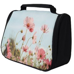 Cosmos Flower Blossom In Garden Full Print Travel Pouch (big) by artworkshop