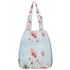 Cosmos Flower Blossom In Garden Center Zip Backpack