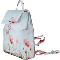 Cosmos Flower Blossom In Garden Buckle Everyday Backpack by artworkshop