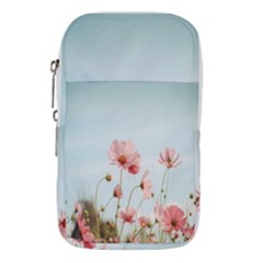 Cosmos Flower Blossom In Garden Waist Pouch (small) by artworkshop