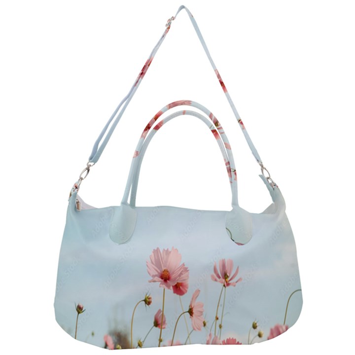 Cosmos Flower Blossom In Garden Removal Strap Handbag