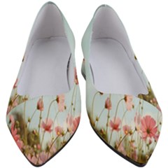 Cosmos Flower Blossom In Garden Women s Block Heels  by artworkshop