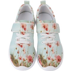 Cosmos Flower Blossom In Garden Men s Velcro Strap Shoes by artworkshop