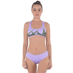 Cute Phone Wallpaper Criss Cross Bikini Set by artworkshop