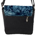 Water Splash Texture  Flap Closure Messenger Bag (S) View1