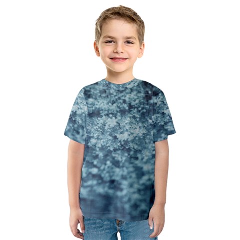 Water Splash Texture  Kids  Sport Mesh Tee by artworkshop