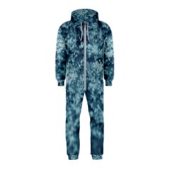 Water Splash Texture  Hooded Jumpsuit (kids)