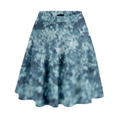 Water Splash Texture  High Waist Skirt by artworkshop