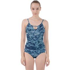 Water Splash Texture  Cut Out Top Tankini Set by artworkshop