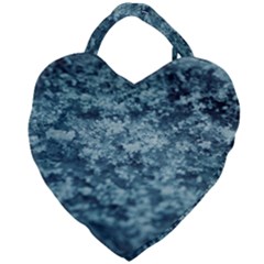 Water Splash Texture  Giant Heart Shaped Tote by artworkshop