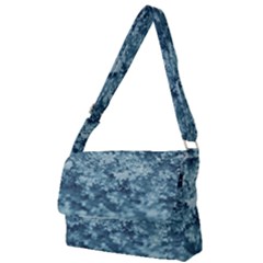 Water Splash Texture  Full Print Messenger Bag (s) by artworkshop