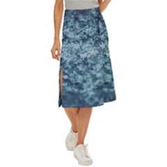 Water Splash Texture  Midi Panel Skirt by artworkshop