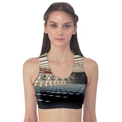 Dark Tunnels Within A Tunnel Sports Bra by artworkshop