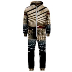 Dark Tunnels Within A Tunnel Hooded Jumpsuit (men) by artworkshop