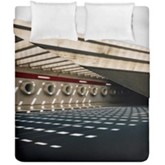 Dark Tunnels Within A Tunnel Duvet Cover Double Side (california King Size) by artworkshop