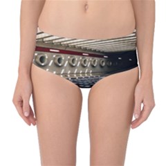 Dark Tunnels Within A Tunnel Mid-waist Bikini Bottoms by artworkshop