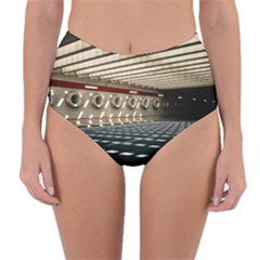 Dark Tunnels Within A Tunnel Reversible High-waist Bikini Bottoms by artworkshop