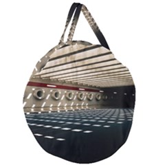 Dark Tunnels Within A Tunnel Giant Round Zipper Tote by artworkshop