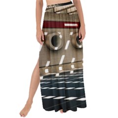 Dark Tunnels Within A Tunnel Maxi Chiffon Tie-up Sarong by artworkshop