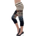 Dark tunnels within a tunnel Lightweight Velour Capri Leggings  View3