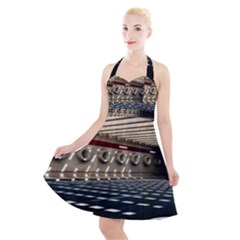 Dark Tunnels Within A Tunnel Halter Party Swing Dress  by artworkshop