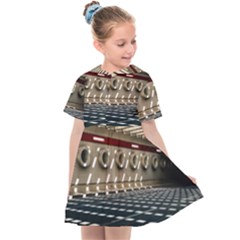 Dark Tunnels Within A Tunnel Kids  Sailor Dress by artworkshop