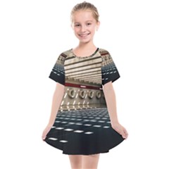 Dark Tunnels Within A Tunnel Kids  Smock Dress by artworkshop