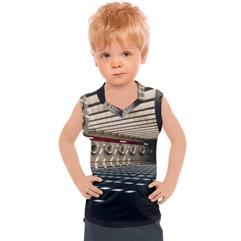 Dark Tunnels Within A Tunnel Kids  Sport Tank Top by artworkshop