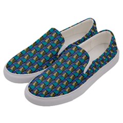 Evita Pop Art Style Graphic Motif Pattern Men s Canvas Slip Ons by dflcprintsclothing