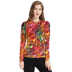 Design Art Pattern Women s Long Sleeve Rash Guard by artworkshop