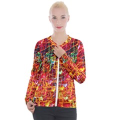 Design Art Pattern Casual Zip Up Jacket by artworkshop