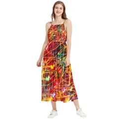 Design Art Pattern Boho Sleeveless Summer Dress by artworkshop