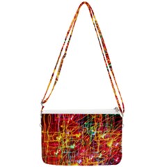 Design Art Pattern Double Gusset Crossbody Bag by artworkshop