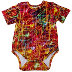 Design Art Pattern Baby Short Sleeve Bodysuit by artworkshop