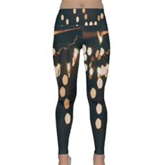 Design Decoration Wallpaper Lightweight Velour Classic Yoga Leggings by artworkshop