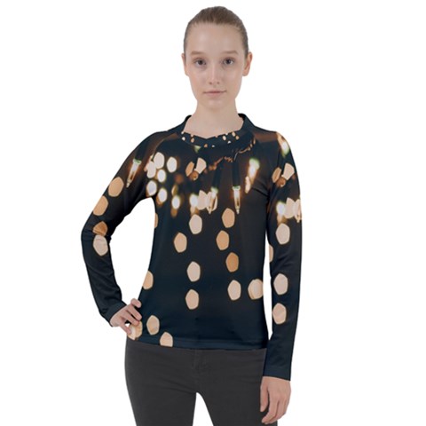 Design Decoration Wallpaper Women s Pique Long Sleeve Tee by artworkshop