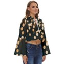 Design Decoration Wallpaper Boho Long Bell Sleeve Top View3